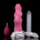 8 inch ejaculation strap on dragon dildo