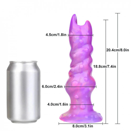 8 inch ovipositor dildo with knot