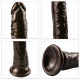 8 inch small straight coffee dildo