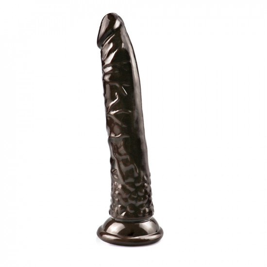 8 inch small straight coffee dildo