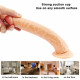 8 inch flesh-colored dildo