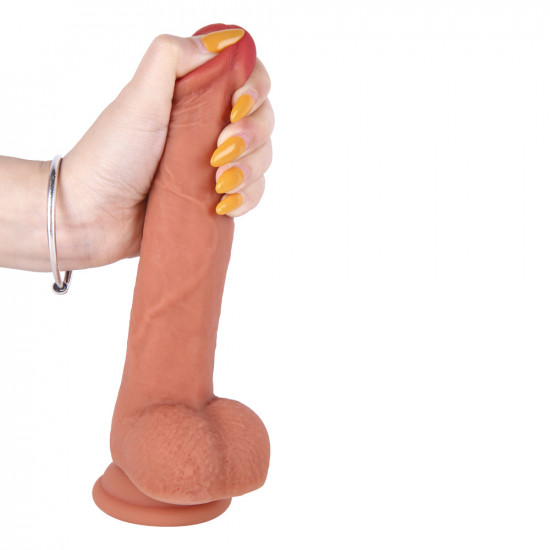 8 inch silicone real strap on dildo