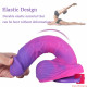 8.07in mixed colors night sky dildo for women vagina anal massage
