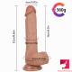 8.66in realistic glans dildo with blue veins lifelike testicles