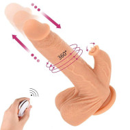 dildo with clit vibrator stimulator wall