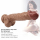 9 inch brown dildo