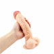 9 inch flesh-colored dildo