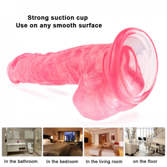 9 inch pink dildo