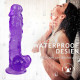 9 inch purple dildo