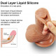 9 inch dildo silicone realistic veiny