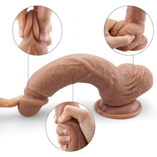 9 inch dildo silicone realistic veiny