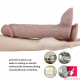 9.45in powerful suction cup smooth dildo sex toy for men