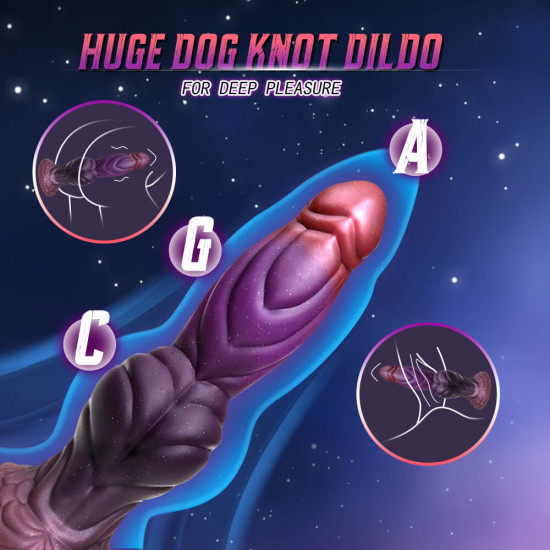 alien dog fantasy silicone dildo