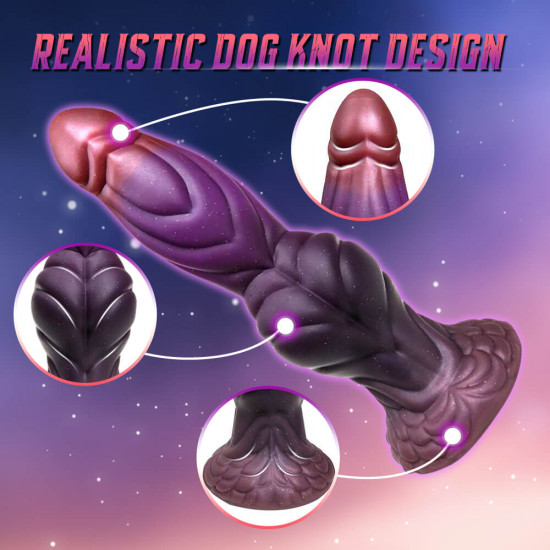 alien dog fantasy silicone dildo