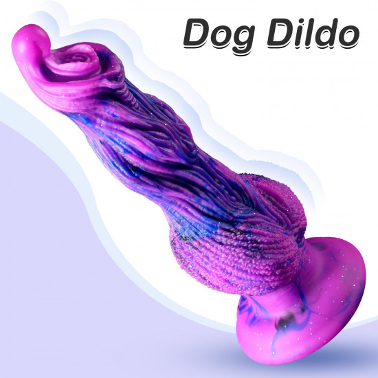 alien fantasy animal dog knot dildo