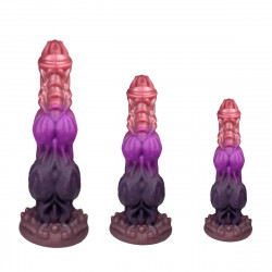 alien knotted anal dildo