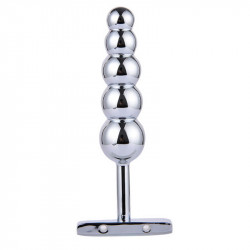 aluminium alloy butt beads for women men with 5 balls