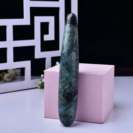 amethyst dildo labradorite pleasure stick