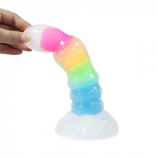 anal bead glow-in-the-dark dildo