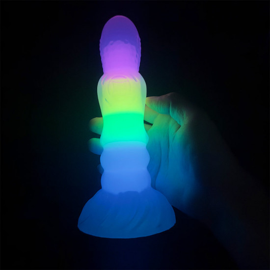 anal bead glow-in-the-dark dildo