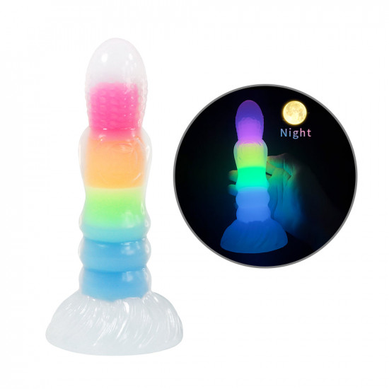 anal bead glow-in-the-dark dildo