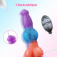 remote controlled vibrating squirting dildo