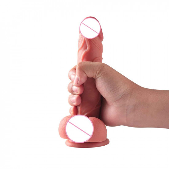 beast- silicone cyberskin dildo with suction  5 inch