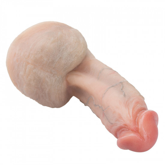 big balls flesh silicone realistic dildo