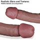 big glans eggless llifelike dildo