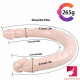big middle small size tpe injection dual heads crystal dildo sm toy
