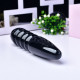 black crystal thread dildo