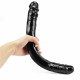 black double dildo 15 inch long sex toy