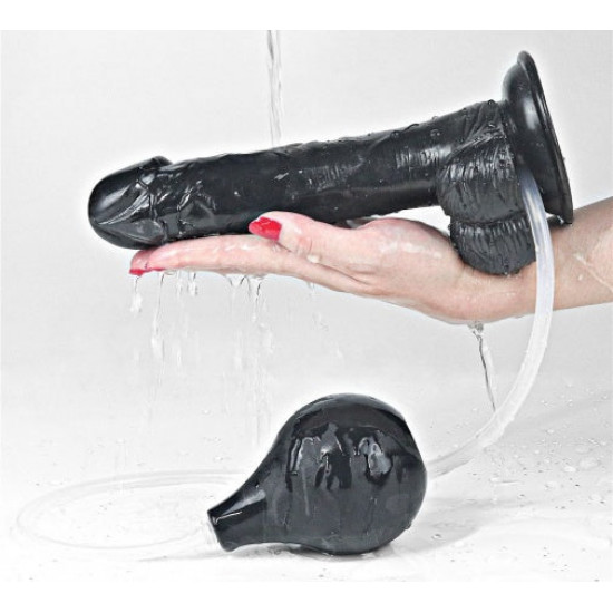 black squirting dildo 9 inch realistic