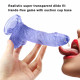 blue curved dildo