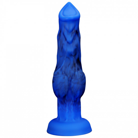 blue fantasy werewolf dildo