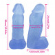 blue jelly dildos 3 inch thick