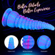 blue octopus tentacle anal dildo