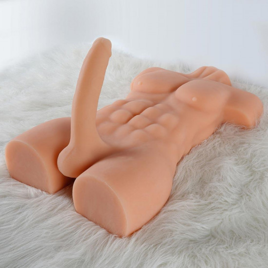 body dildo male torso sex doll