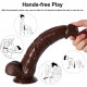 brown dildo g spot realistic lifelike