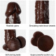 brown dildo g spot realistic lifelike