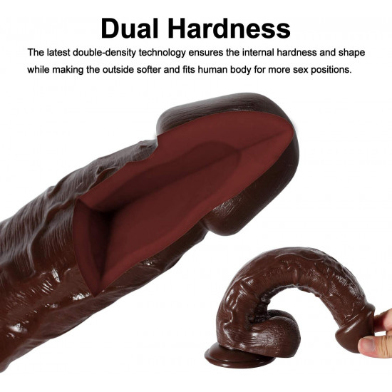 brown dildo g spot realistic lifelike