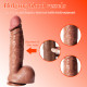 brown soft 12 inch realistic dildo