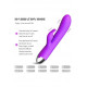 bunny dildo purple vibrator silicone sex toy