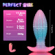 cactus glow in the dark silicone anal dildo