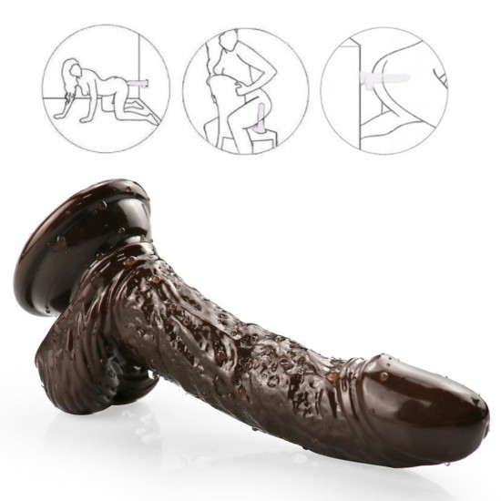 coffee curved dildo