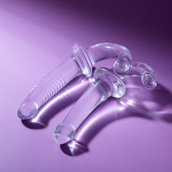 crystal 7 inch strapless dildo