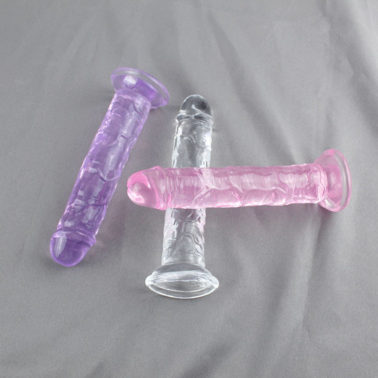 crystal clear anal 6 inch dildo