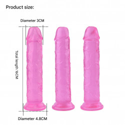 crystal clear anal 6 inch dildo