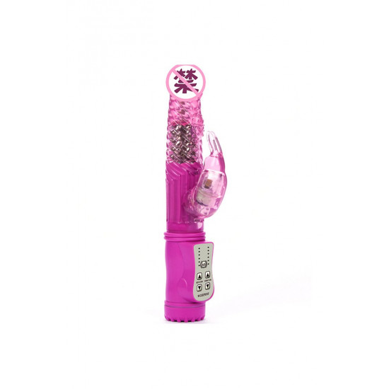 crystal rabbit vibe rotating dildo