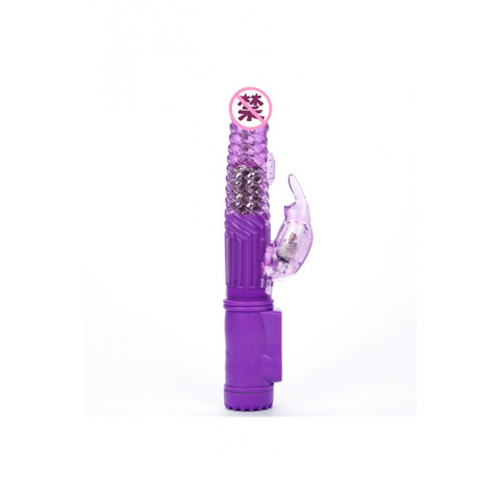 crystal rabbit vibe rotating dildo